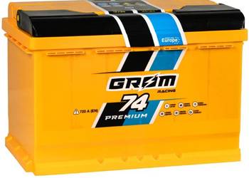 Akumulator 74Ah 720A EN Grom Racing P+