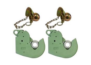 2x HAK Do Wspawania KAT.3 Z Kulami Z Kołnierzem TUZ PODNOŚNIK [7877]