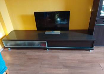 Szafka pod TV w kolorze ciemny brąz (wenge)