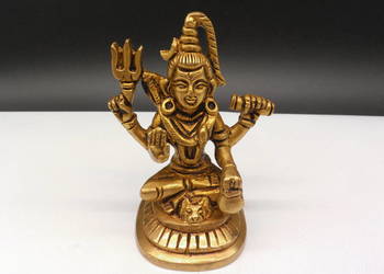 MOSIĘŻNA FIGURKA LORDA ŚIWY (SHIVA) – SAKRALNA DEKORACJA