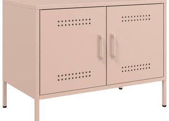 Szafka RTV różowa 68x39x505 cm stalowa WM-842936