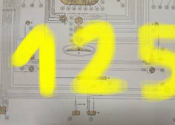 Fiat 125 special schemat instalacji elektrycznej