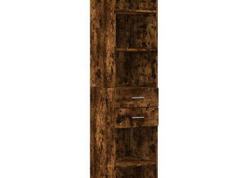 Wysoka szafka przydymiony dąb 40x425x185 cm WM-3281445