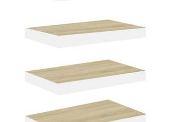 dębowo-białe, 40 x 23,5 x 3,8 cm, MDF(SKU:326572)