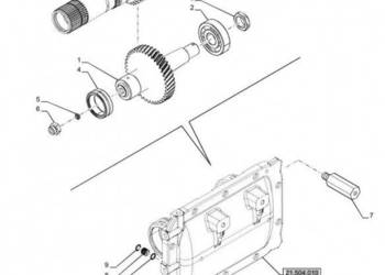 New Holland T6070 Wałek 87588102