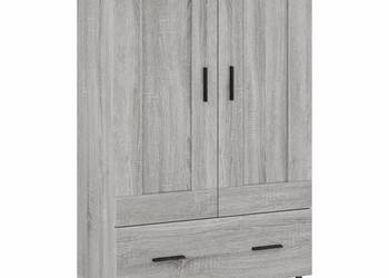 Wysoka szafka szary dąb sonoma 695x31x115 cm WM-830346