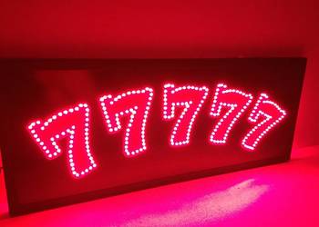 szyld neon LED 100x40cm na zewnątrz