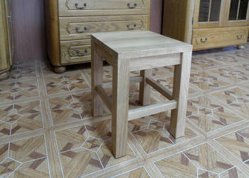 Taboret dębowy - 100% dąb