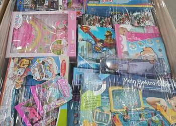 Paleta z mixem nowych zabawek (około 100 kg). W ofercie znajdują się prawdz