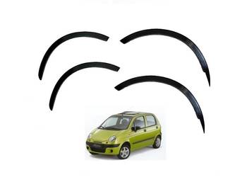 Daewoo Matiz nakładki na błotnik czarny mat 4 szt sierpy