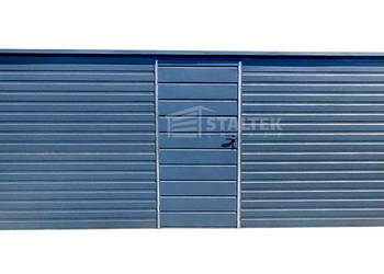 Schowek - Domek Ogrodowy 6x3m - Drzwi - Antracyt - dach spad w tył ST157