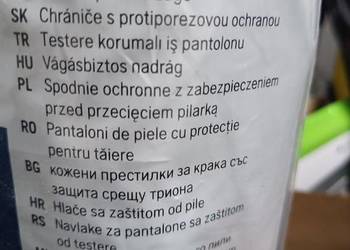 Spodnie pilarza