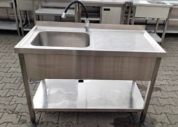 Zlew 1 Komorowy z Półką 120/60/85 cm M.1839 N