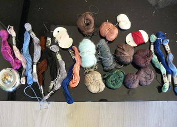 Resztki wloczek  3 zl