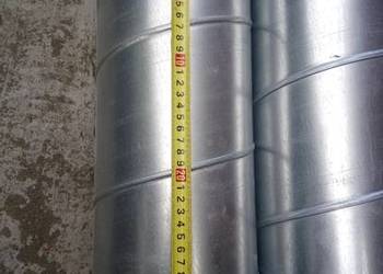 Rura sztywna spiro, fi 160, ocynk dł. 1+0,3 m + redukcja 160/150