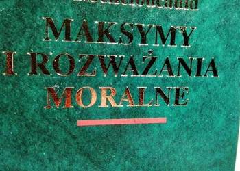 Maksymy rozważania moralne książki antykwariaty Bródno