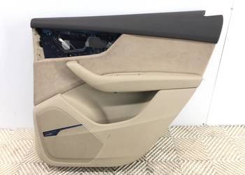BOCZEK DRZWI PRAWY TYŁ AUDI Q7 4M SUV TAPICERKA