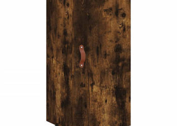 Szafka przydymiony dąb 345x34x90 cm materiał drewnopochodny WM-828513