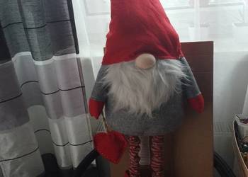 Duży skrzat bożonarodzeniowy świąteczny 120 cm