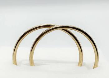 Złote kolczyki pr 585 2,62g (Średnica 2 cm) Kółka