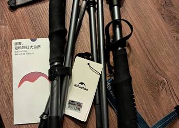 nowe składane kijki trekkingowe Naturehike długość max 120 cm