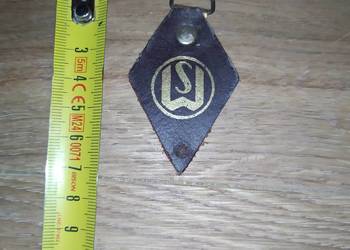 Breloczek bryloczek HSW SW Huta Stalowa Wola skórzany skóra