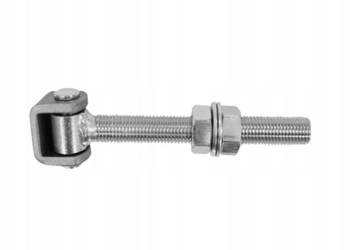 Zawias regulowany długi M16 - ocynkowany (ucho surowe) L150