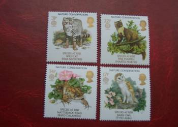Wielka Brytania 1984 MNH Mi. 979/83 Fauna Zwierzęta  a