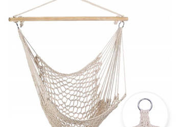 KRZESŁO BRAZYLIJSKIE |HAMAK FOTEL WISZĄCY - do ogrodu , na balkon, taras