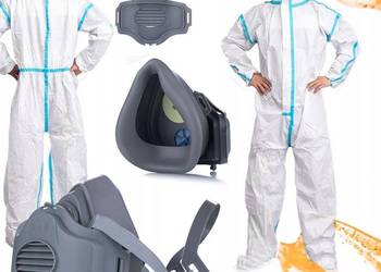 Maska Malarska KN95 + Kombinezon Jednorazowy 185cm | Ochrona i Komfort