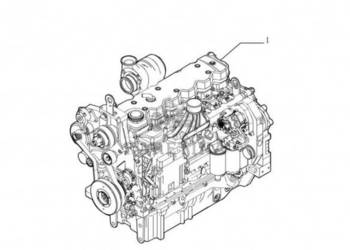 New Holland T6090 Silnik long block - nef - tier 3 - 6 cyl - injector supp…