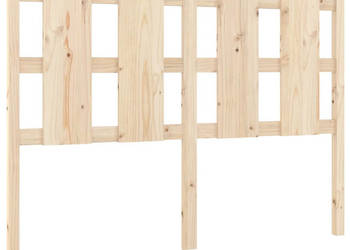 Wezgłowie łóżka 1255x4x100 cm lite drewno sosnowe WM-817980