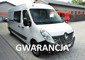 Renault Master brygadówka max 3,70m doka pełna opcja bagażnik regały 145KM