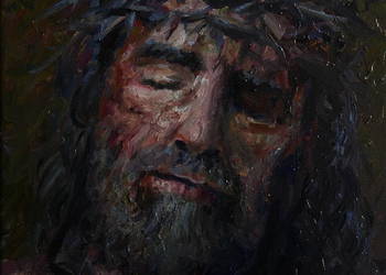 Obraz olejny Jezus Chrystus Pasja Portret 24/30