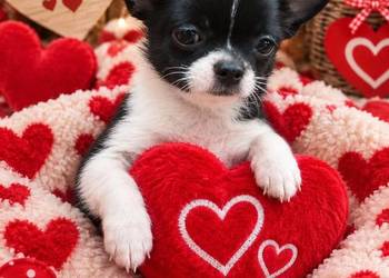 CHIHUAHUA suczka czarno/biała
