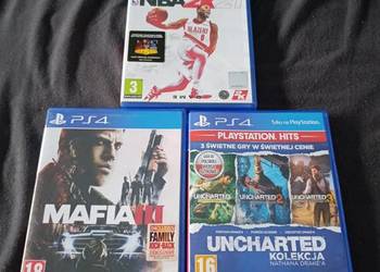 Sprzedam 3 gry na PlayStation 4