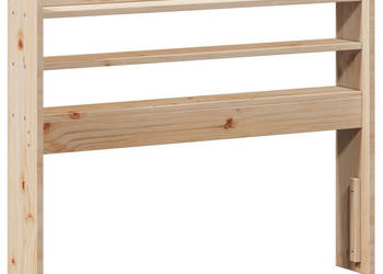 Wezgłowie do łóżka z półkami 90 cm lite drewno sosnowe WM-850962