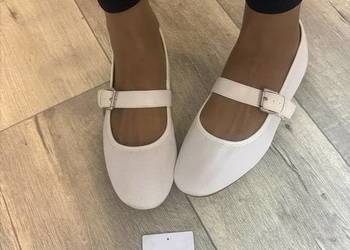 (41) Asos Design/ Białe baleriny z Londynu, Nowe