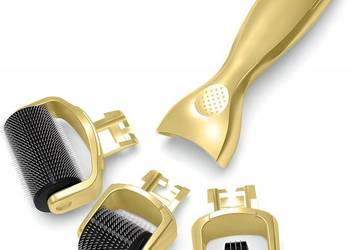 ROLLER DO TWARZY MASAŻER MEZOTERAPIA IGŁY 3W1 DO MASAŻU CIAŁA DO BRODY