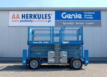 Podnośnik Nożycowy Spalinowy 4x4 Genie GS4390 RT 15m, zwyżka | NOWY 2026