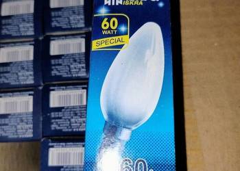 Żarówki świecowe E14 60W nowe,Iskra
