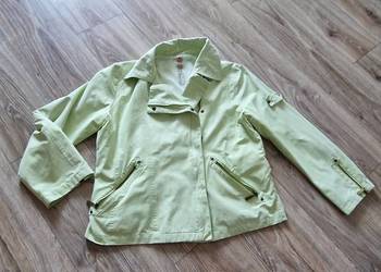 kurtka ramoneska miętowa r 40/42 bawełna