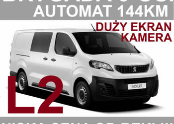Peugeot Expert Automat 144KM L2 Brygada 6-os.Duży Ekran Niska Cena od ręki…