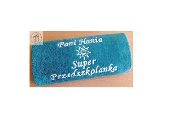 Prezent dla Pani z przedszkola zakończenie roku - RĘCZNIK