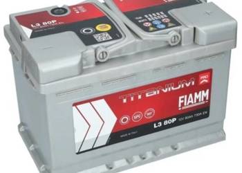 Akumulator FIAMM TITANIUM PRO 12V 80Ah 730A Prawy Plus