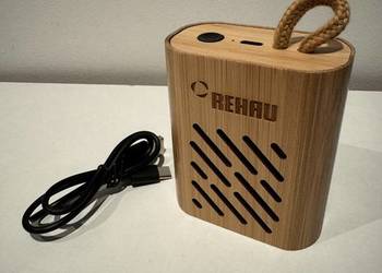 Bambusowy głośnik bezprzewodowy nowy