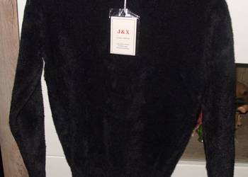 Alpaczkowy NOWY Czarny sweterek_ J&X_ r .M/L