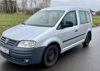 VW Caddy 1.9 TDI 2010r Klima 5 Osób Stan BDB Oryginalne Progi