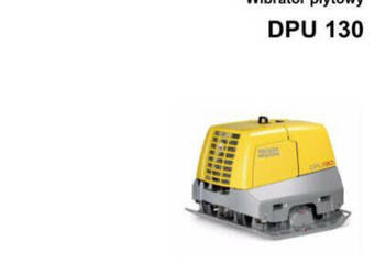 Wacker DPU 130 instrukcja dtr