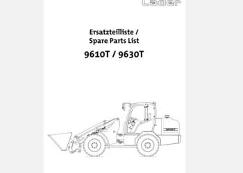 Schaffer  9610T, 9630T katalog części PL ładowarka